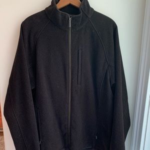 SOLD! Men’s SmartWool Chocolate Brown Long Sleeve Zip Up Wool Jacket Size Large